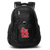 MOJO Black St. Louis Cardinals 19'' Laptop Travel Backpack