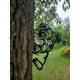 thumbnail image 3 of Adornos de jardín de metal Bulldog para vallas, decoración exterior y del hogar, decoración de jardín, esculturas, siluetas de hierro fundido, árbol, patio, arte de pared, 3 of 4