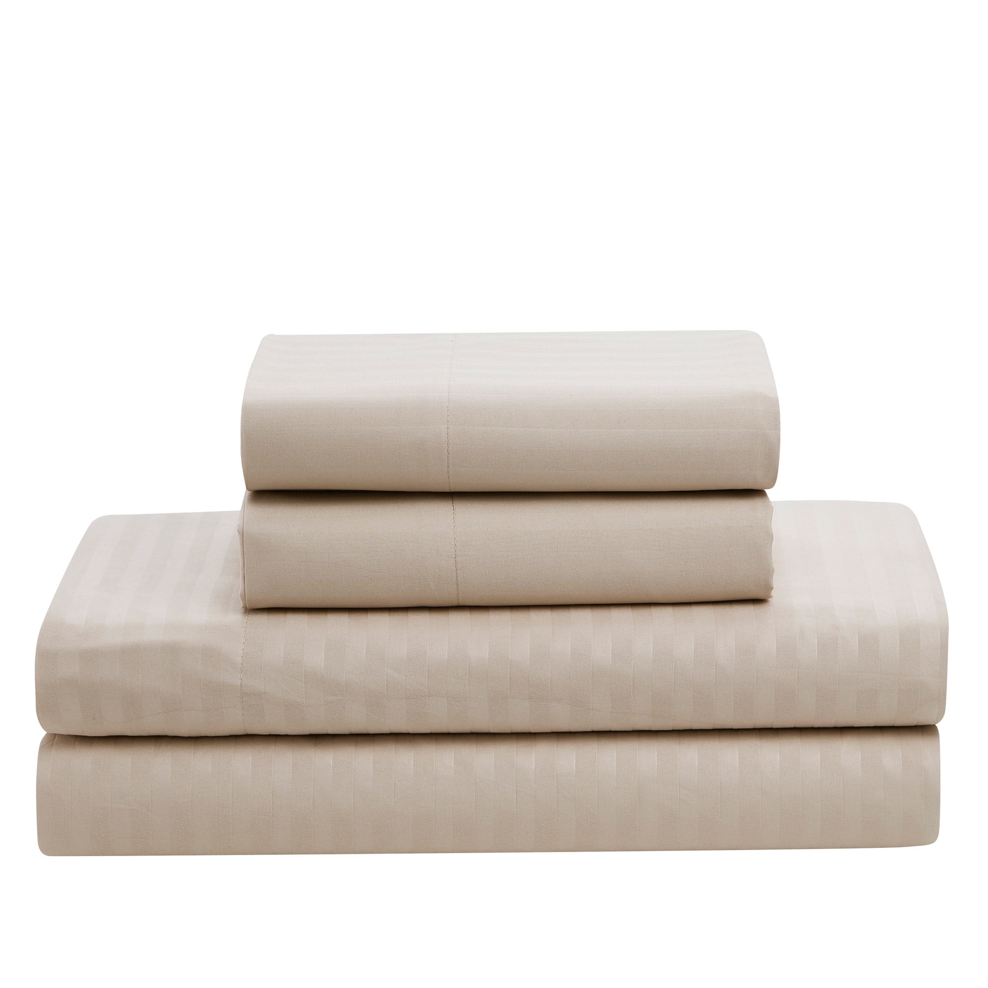 Sweet Home Collection Beige 8 Piece Bed in a Bag Comforter Set with Sheets, Twin