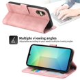 thumbnail image 2 of Funda Tipo Billetera para Samsung Galaxy A07 Carcasa Abatible con Porta Tarjetas, Bolsillo para Efectivo, Soporte Ajustable, Cierre Magnético y Correa de Muñeca Rosa, 2 of 6