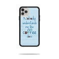 thumbnail image 1 of Skin Decal Wrap Compatible With Lifeproof Slam Case iPhone 11 Sticker Design Coffee Understands Me, 1 of 3
