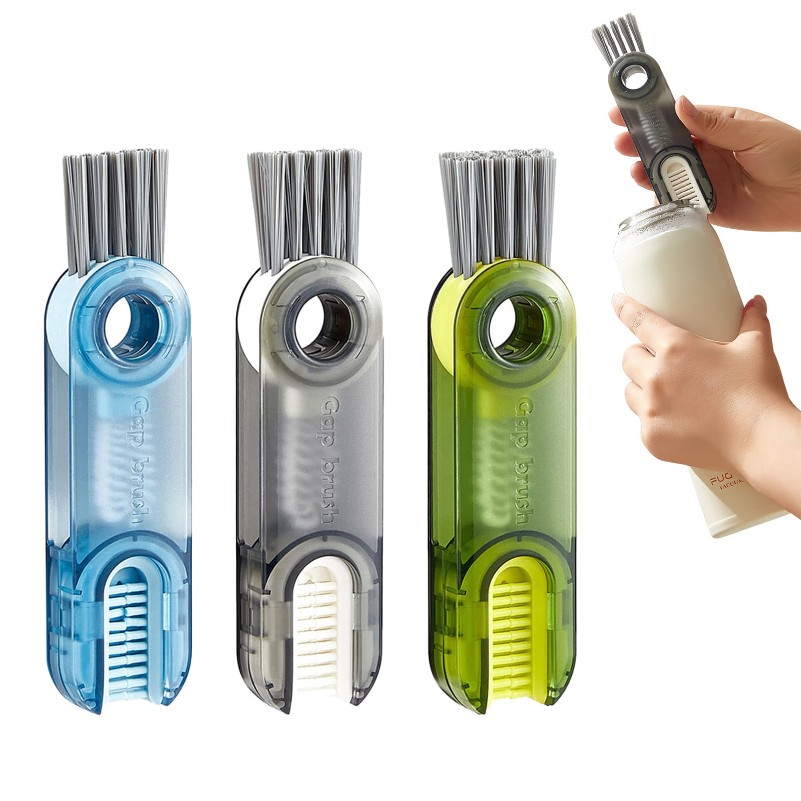 Bottle Gap Cleaner Brush Cup Crevice Cleaning Brush Silicone Bottle  Cup-Holder Cleaner for Home Kitchen