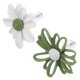 thumbnail image 1 of 1 par de pendientes bohemios con margaritas y flores de resina, joyería floral minimalista para mujeres y niñas, decoración para las orejas, 1 of 7