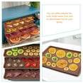 thumbnail image 4 of 3pcs Feuille de Déshydrateur en Silicone Four Cuisson Fruits Séchage Plateau Déshydrateur Réutilisable, 4 of 5