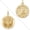 Yellow, variant on Gymnastics - Saint Sebastian Doubledside Sports Religious Medal 1 Inch in Sterling Silver