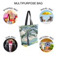 thumbnail image 7 of FORMRS Womens Canvas Tote Bag with Zipper Inner Pocket Shoulder Handbag, Mounatin at Dawn, 7 of 7
