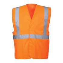 Portwest C472 Hi-Vis One Band and Brace Vest Orange, L/XL