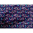 thumbnail image 4 of oneOone Cotton Cambric Fabric Fish Block Print Fabric By The Yard 56 Inch Wide, 4 of 4