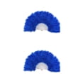 thumbnail image 1 of Wosthever Abanico de plumas para decoración, manualidades, fiestas, Cosplay, adornos de mano, regalo elegante, baile, boda, niños y adultos lago azul 2piezas, 1 of 1