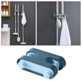 thumbnail image 4 of Organizador de herramientas de limpieza para colgar trapeadores y armarios Azul, 4 of 9