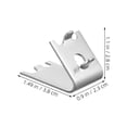 thumbnail image 2 of IDEANATEGRATE 14Ud Clips Metálicos Para Soporte De Estantes En Refrigerador Y Congelador, Resistentes Y Duraderos, 2 of 8