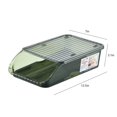 thumbnail image 3 of Vrorvz Auto Rolling Egg Holder for Refrigerator with 2 Layer Stacked Tray Design Clear Plastic Dispenser Fridge Storage Container with Removable Lid for Kitchen and Restaurant Use, 3 of 8