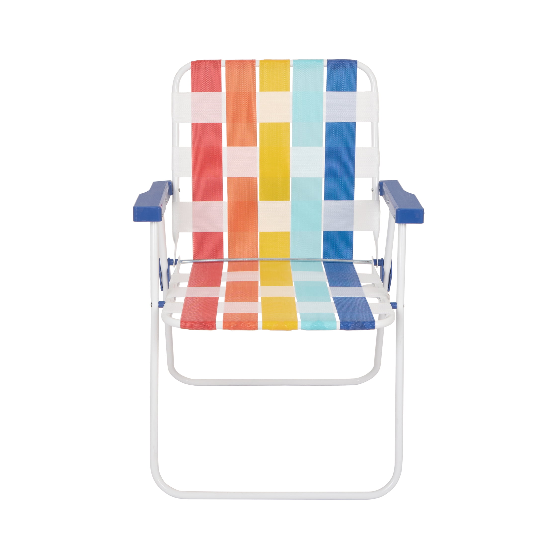 Mainstays Folding Beach Web Chair, Multicolor - image 3 of 9