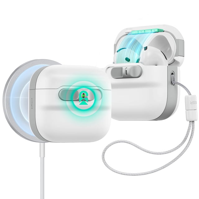Funda ESR para AirPods 4 compatible con AirPods 4 Gen 2024 blanca