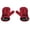 Jujube Red, variant on HEVIRGO Infant Gloves with Thick Fastener Tape, Autumn Winter Toddler Boys Girls Adjustable Plush Gloves for Outdoor