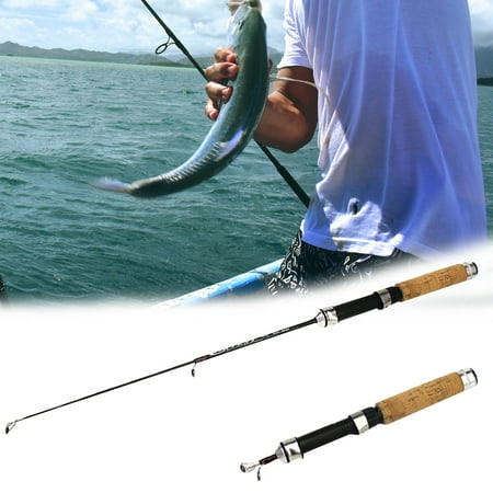 Cheers.US Portable Telescopic Spinning Fishing Rod Comfortable Cork Handle Travel Rod Fresh & Salt Water Fishing Light Weight Collapsible Rods Portable Sea Fishing Rod Pole Tackle Tool