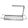 thumbnail image 2 of Estante de almacenamiento para fregadero de cocina de acero inoxidable 2 en 1, organizador retráctil con esponja Pequeña, 2 of 9