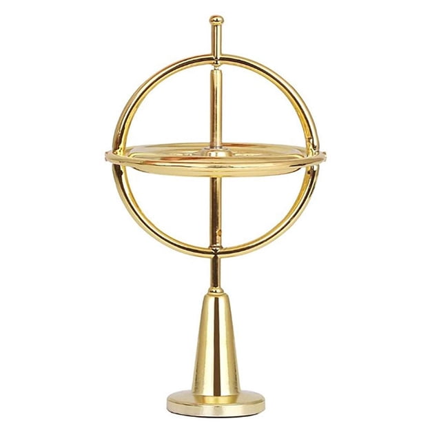 Giroscopio de Metal, juguete de equilibrio giratorio antigravedad, juguete de descompresión, juguete para regalo educativo