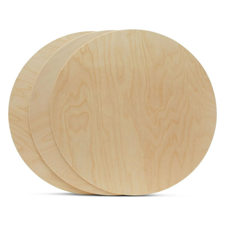 20 inch Wooden Circle Woodpeckers, Size: 1/8 Thick