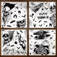 thumbnail image 1 of Decoraciones de Halloween Pegatinas de ventana de Halloween, calcomanías de pared de Halloween, pegatinas de piso con pegatinas de tatuajes, 1 of 6