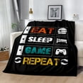 thumbnail image 3 of Bedding Gaming Throw Blanket Super Soft Gamer Gift for Couch Sofa for Kids Boys Teens Video Game 50x40in, 3 of 6