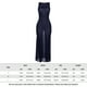 thumbnail image 2 of Vestido Largo De Verano Vestido transparente sin mangas para mujer Vestido ajustado con cuello redondo Traje de vacaciones de estilo sexy Kuymtek Azul Oscuro L para Mujer, 2 of 9