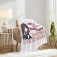 thumbnail image 3 of Just A Girl Who Loves Anime & Sketching Blanket Throw, The Best Daugther Girl''s Birthday Gift, Flannel Fleece Micro Lightweight Soft Cozy Blanket for All Season in Home Bed Sofa Chairs Dorm 80"x60", 3 of 6