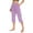 *Purple, variant on VBVC Women's High Waisted Yoga Capri Pants,Pull-On Breathable Straight Leg Trousers,Ladies Summer Stretchy Workout Sweatpants with Pockets,Hot Pink,S-5XL