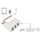 thumbnail image 5 of Divisor De Puerto USB, Mini Adaptador Divisor Giratorio Hub Hubs USB Puertos USB 2.0 Hub USB Para Computadora Portátil Para PC Notebook Laptop, 5 of 7