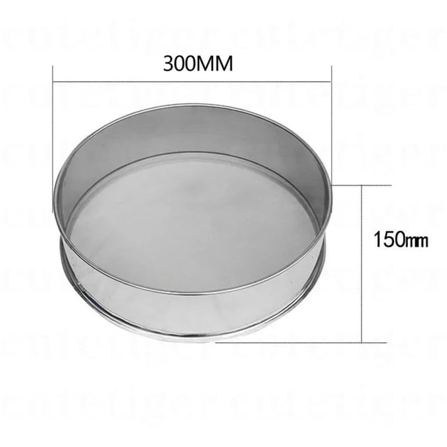 Powder Vibrating Sieving Machine Spray Powder Screen Sieve Shaker 300MM Screen Electric Stainless Steel Screening Machine ,Wear Resistant