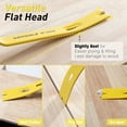 thumbnail image 3 of 4-Piece Pry Bar Set, 12-Inch Utility Claw Pry Bar, 10-Inch & 7.5-Inch Flat Pry Bars Crowbar Claw, 8-Inch End Cutting Pliers, Nail Remover Tool for Baseboard, Floor, Nails Removal, 3 of 7
