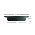 thumbnail image 2 of Foresee Solid Pre-Seasoned 11" Cast Iron Pizza Pan Paella Skillet with Dual Handles, 2 of 8