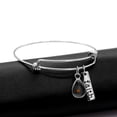 thumbnail image 7 of Uloveido Mustard Seed Faith Extendable Charm Bracelet Bangle, Stainless Steel Faith Alphabet Adjustable Cuff Bangle, Christian Jewelry 2.5 inch, 7 of 7