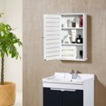 thumbnail image 3 of Gymax Armoire à Pharmacie Multifonction Rangement Salle de Bain Cuisine, 3 of 10