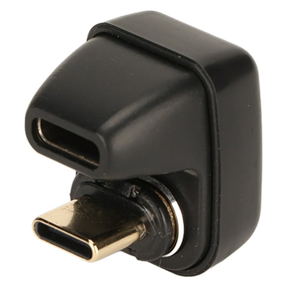 USB C U Shape Adapter, U Shape USB C To USB C Adapter 40Gbps Transfer Plug and Play 8K Video Transfer 5A 100W for Notebooks
