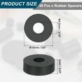 thumbnail image 2 of 36Pack Thick Rubber Spacer, 5/8 Inch OD x 3/16 Inch ID x 3/16 Inch Thickness, 2 of 6