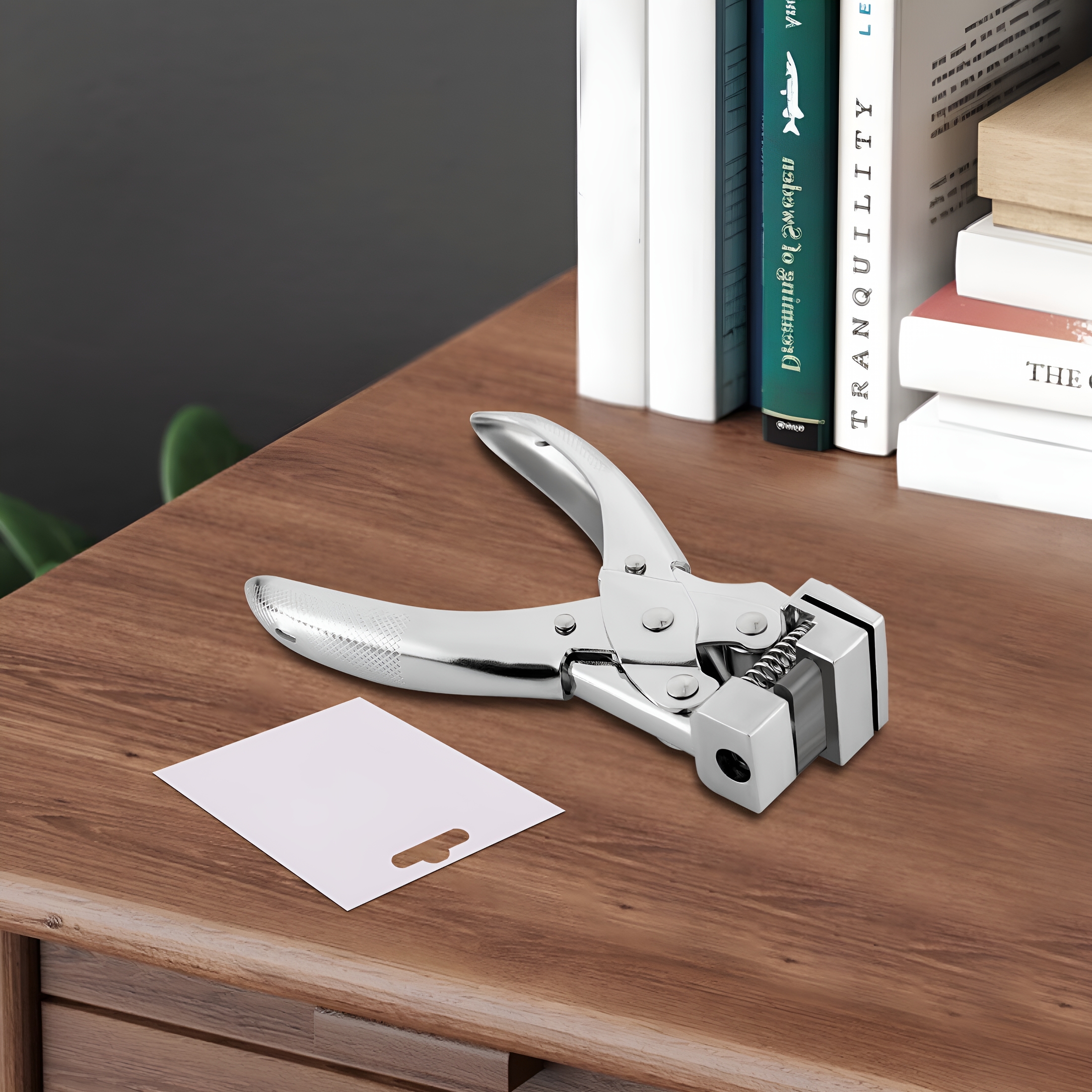 EXLEAF 2026 New Silver T Slot Shape Hole Punch Handheld Hanger Airplane Hole Punch T Hole Punch Steel, for Metalworking, Diy Projects, Crafting, Sheet Metal, Workshop Use