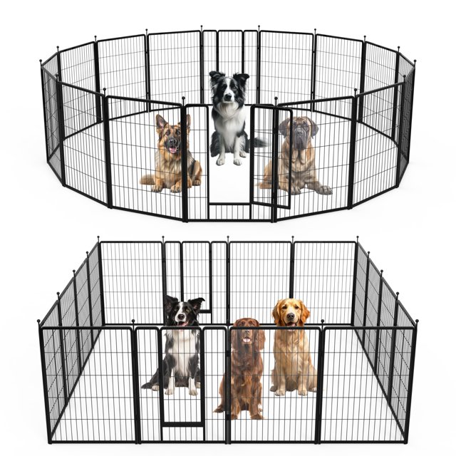 Parque infantil para perros Simple Deluxe, 40 cm de altura, 16 paneles, antioxidante