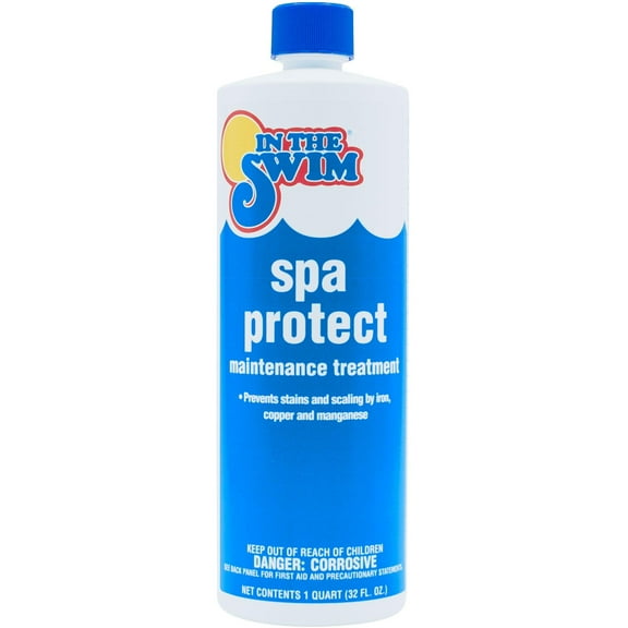 In The Swim Spa Protect – Professional-Grade Metal Stain and Scale Preventer for Spas & Hot Tubs - 1 Quart F065001012AZ