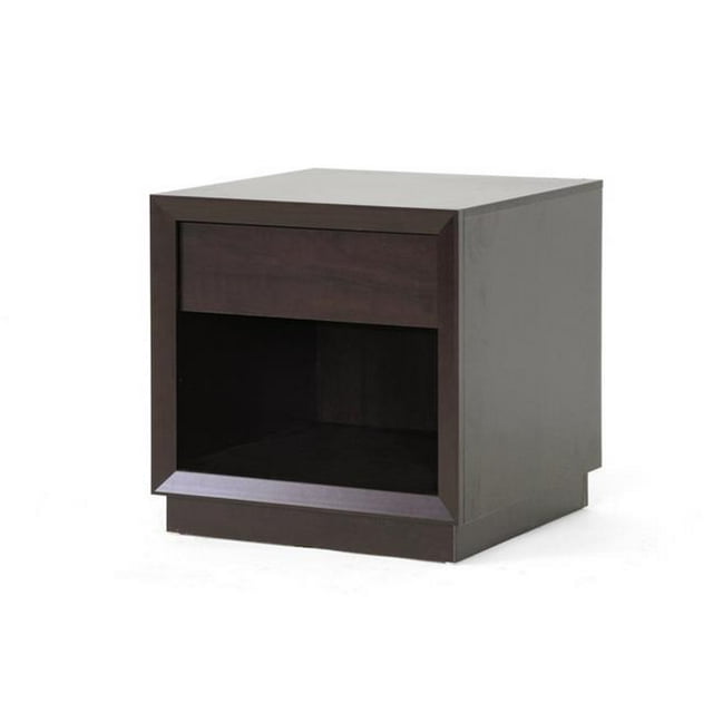 Designs Urbains 370114 Table d'Appoint et Table de Chevet Girvin Brown Modern