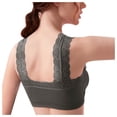 thumbnail image 5 of Sngxgn Women's Workout Sports Bras Fitness Backless Padded Low Impact Bra Yoga Crop Tank Top(Green,One Size), 5 of 9