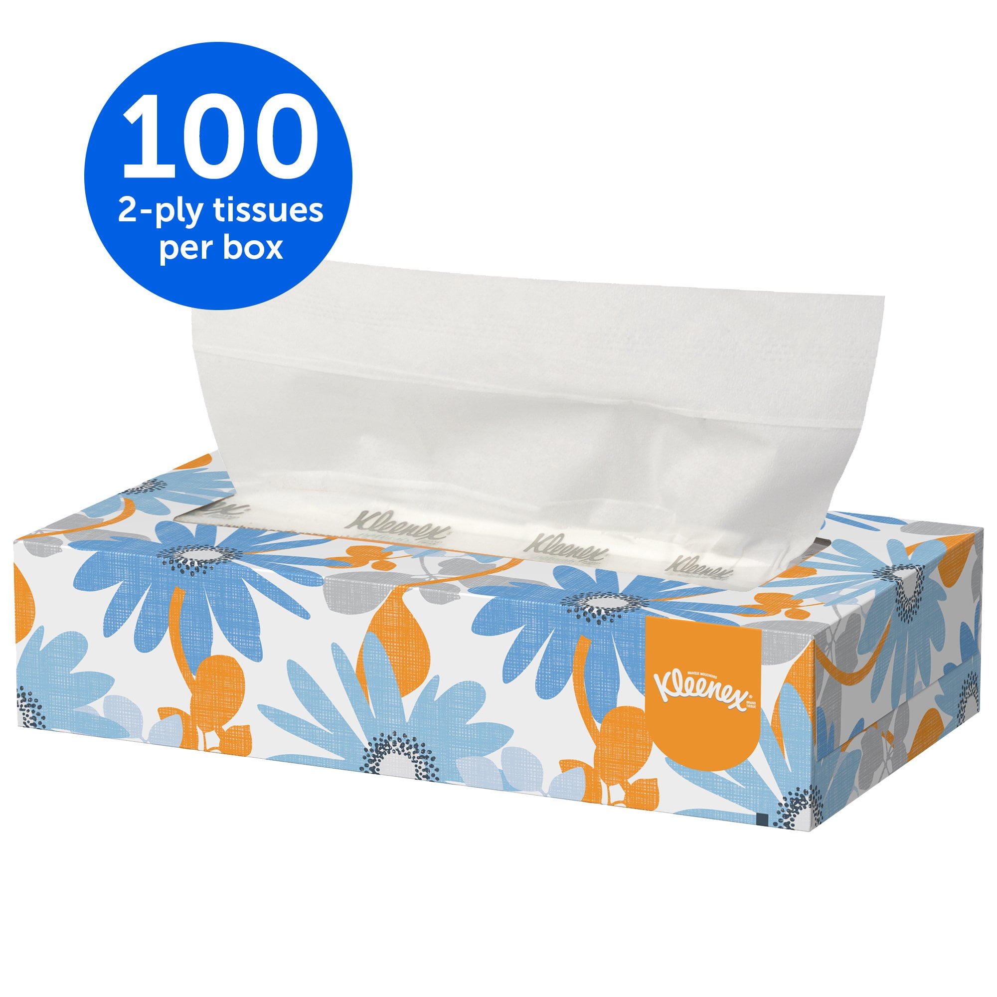 Kleenex - KCC21400 Professional Facial Tissue for Business (21400), Flat  Tissue Boxes, 36 Boxes / Case, 100 Tissues / Box