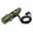 Green, variant on 7 in 1 Survival Whistle Multi-Case with LED Flashlight Compass Mirror - Green
