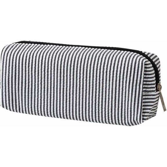 Cute Pencil Case,Large Capacity Embroidery Striped Can be used to store cosmetics