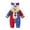 /c25Red27, variant on CUZIBR Halloween Girl Boy Fuzzy Onesie Carnival Romper Jumpsuit Long Sleeve Eye-Catching Trick or Treat Clothes,Red,1-3 Months