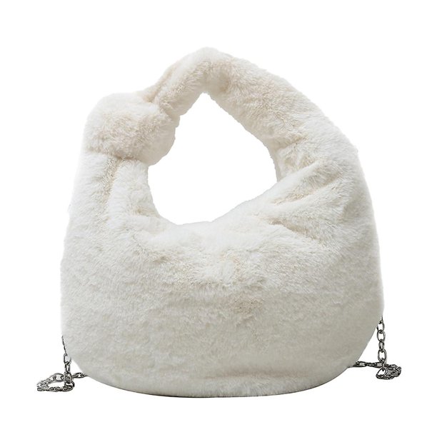 Bolsa de bola de masa de felpa de invierno bolso de moda bolsa de almacenamiento portátil