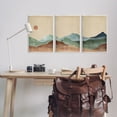 thumbnail image 2 of Stupell Abstract Mountains Landscape Moon Landscape Painting Wall Plaque Unframed Art Print Wall Art, Set of 3, 2 of 7