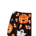 thumbnail image 4 of Qiylii Girl Halloween Pumpkin Print Long Sleeve Romper+Long Pants with Headband, 4 of 8
