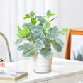 thumbnail image 4 of Xecvkr Artificial Pothos in Pot Fake Green Vine for Home Office Desk Decor Indoor Houseplant Simulation Greenery 11.02 Inches Tall Realistic Leaves Low Maintenance, 4 of 6