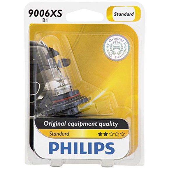 Philips 9006XS Standard Halogen Replacement Headlight Bulb, 1 Pack